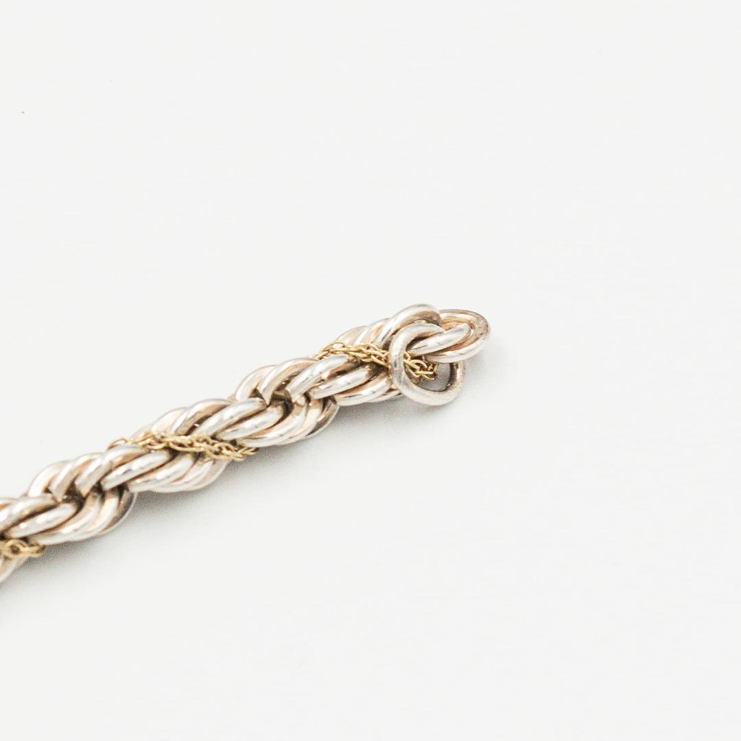 ヴィンテージ ティファニー ツイストロープ ブレスレット 18.8cm 90年代