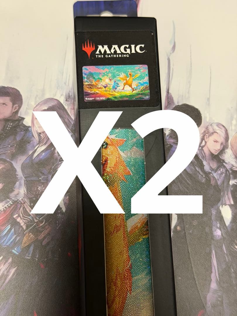 【新品】MTG UltraPRO FFチョコボバンドル ホロフォイルプレイマット 38761_HOLO_MAT_MTG_FIN_Prem_U_