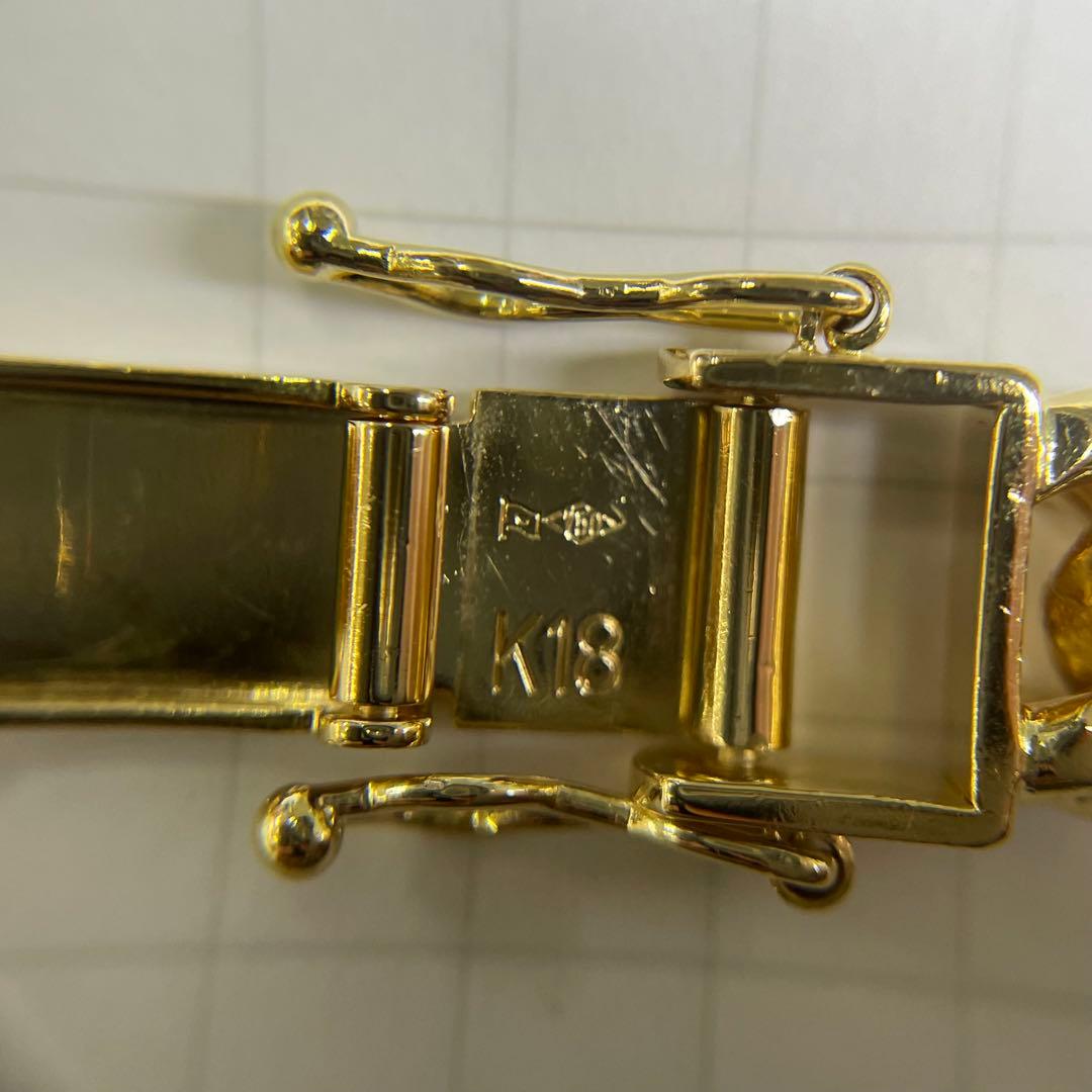 喜平 ブレスレット ミラーカットダブル 48g 19cm 8.5mm