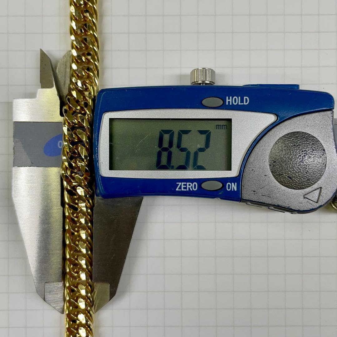 喜平 ブレスレット ミラーカットダブル 48g 19cm 8.5mm