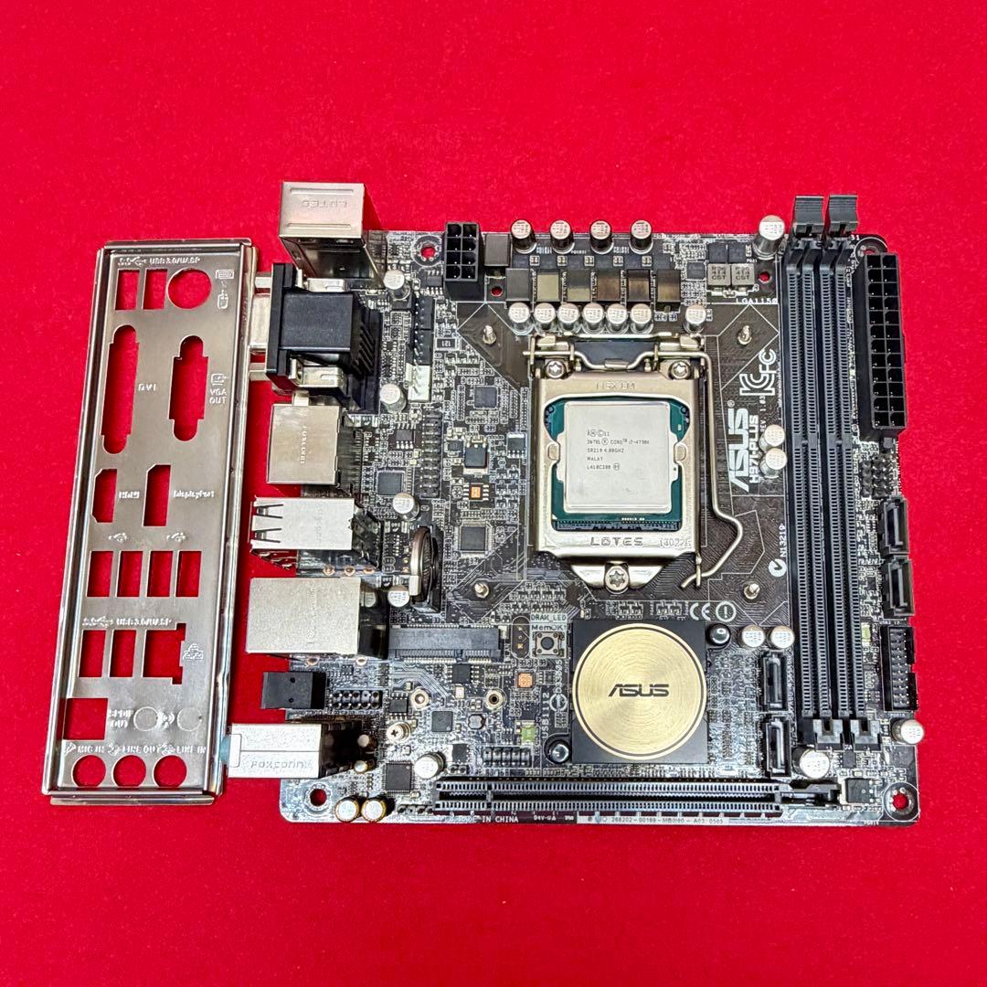 Core i7-4790K ASUSH97IPLUSMini-ITXマザーボード - メルカリ