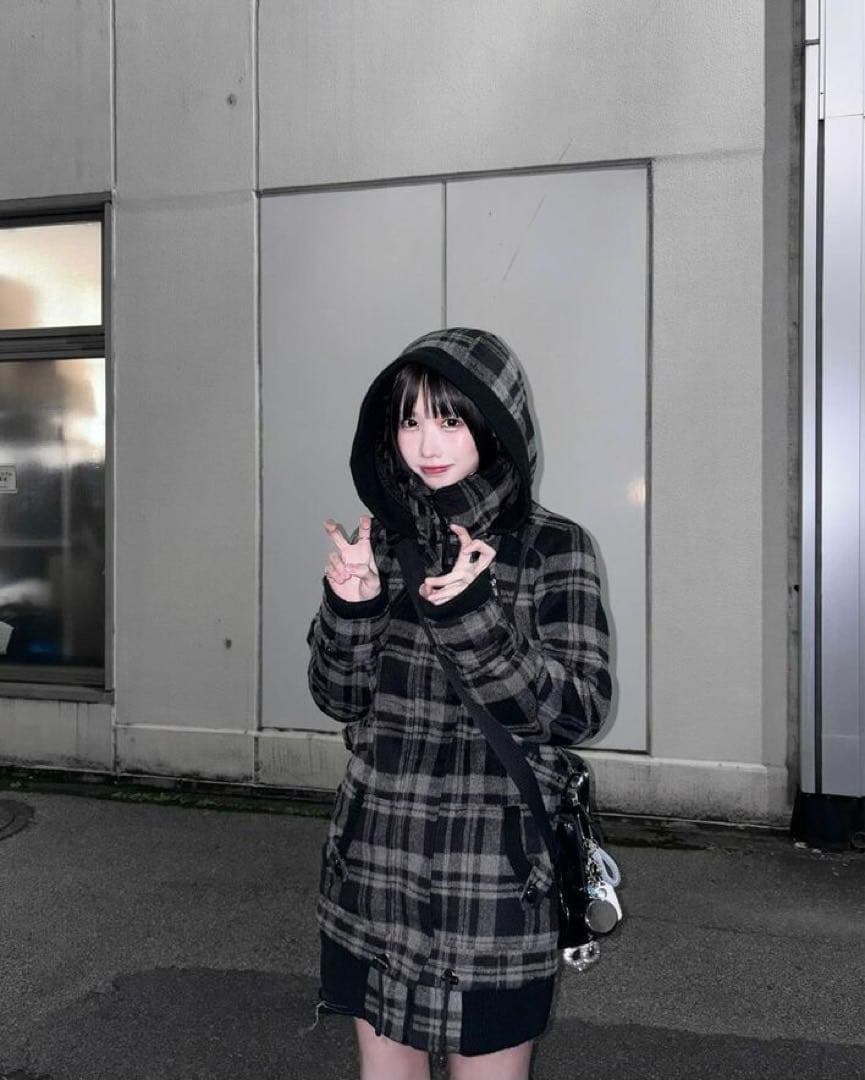 あのちゃん着用 crazy angel チェックコート あのちゃん着用 crazy angel チェックコート - メルカリ