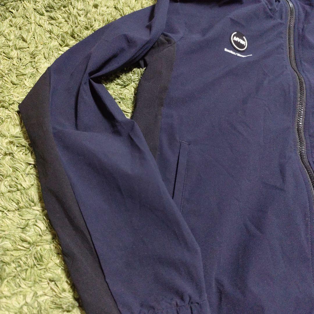 処分価格 美品 DESCENTE フード付き 上下 ピステ M ネイビー - メルカリ