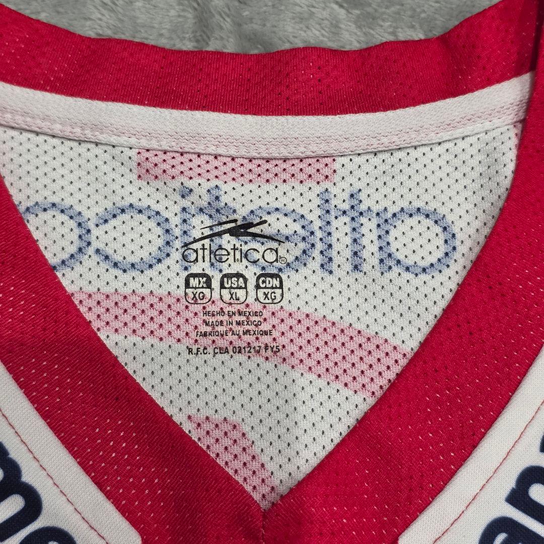 クルブ・ネカクサ ユニフォーム XL atletica 赤 白 メキシコ - メルカリ