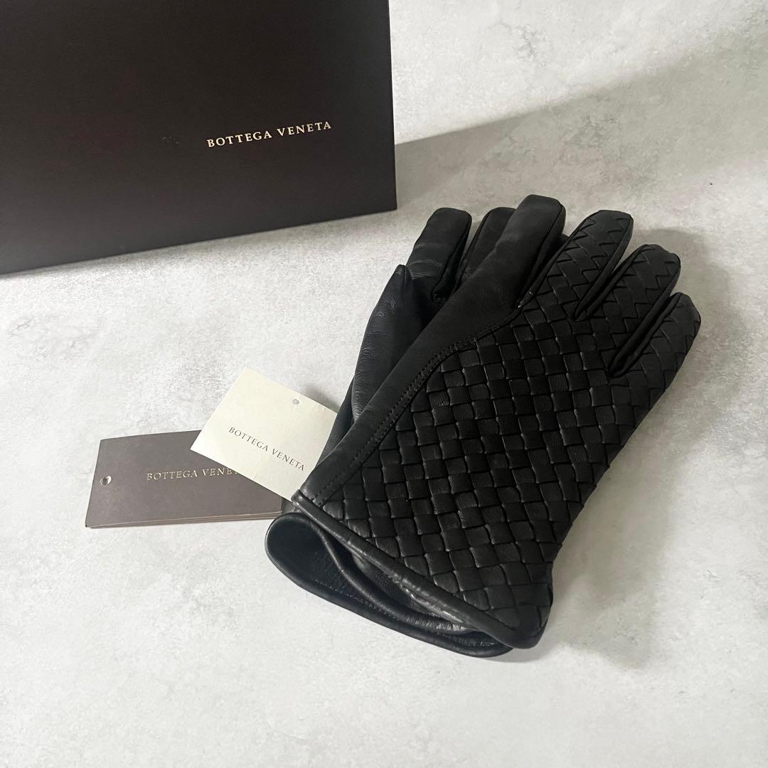 【未使用/付属品有り】ボッテガヴェネタ　メンズ　レザー手袋　イントレチャート　黒 楽天市場】【ｸｰﾎﾟﾝ5%OFF】ボッテガヴェネタ／BOTTEGA VENETA ”イントレ