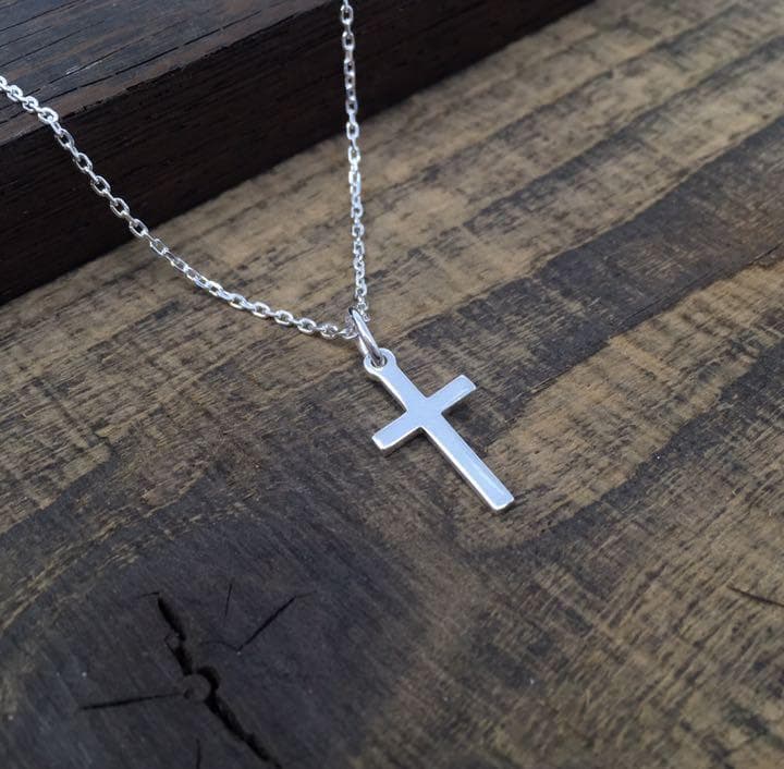 クロスネックレス シルバー925 silver925 クロス ネックレス - メルカリ