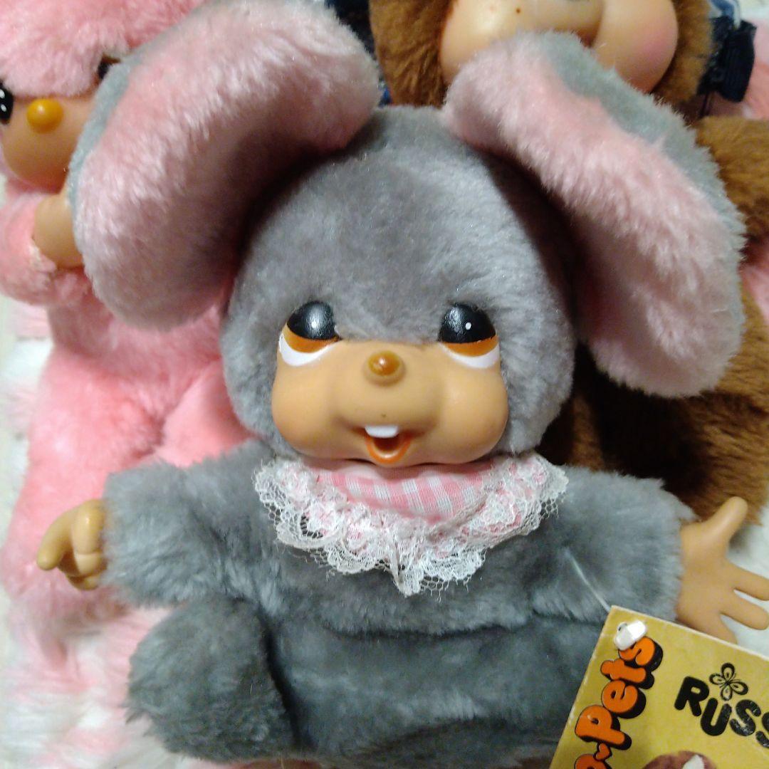 モンチッチ　まとめて　指吸　うさぎ　ネコ　ネズミ