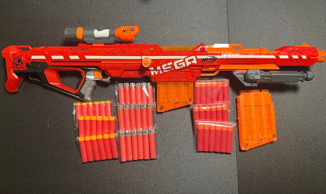 ナーフ メガ センチュリオン ＋ 追加マガジン ＆ スコープ セット