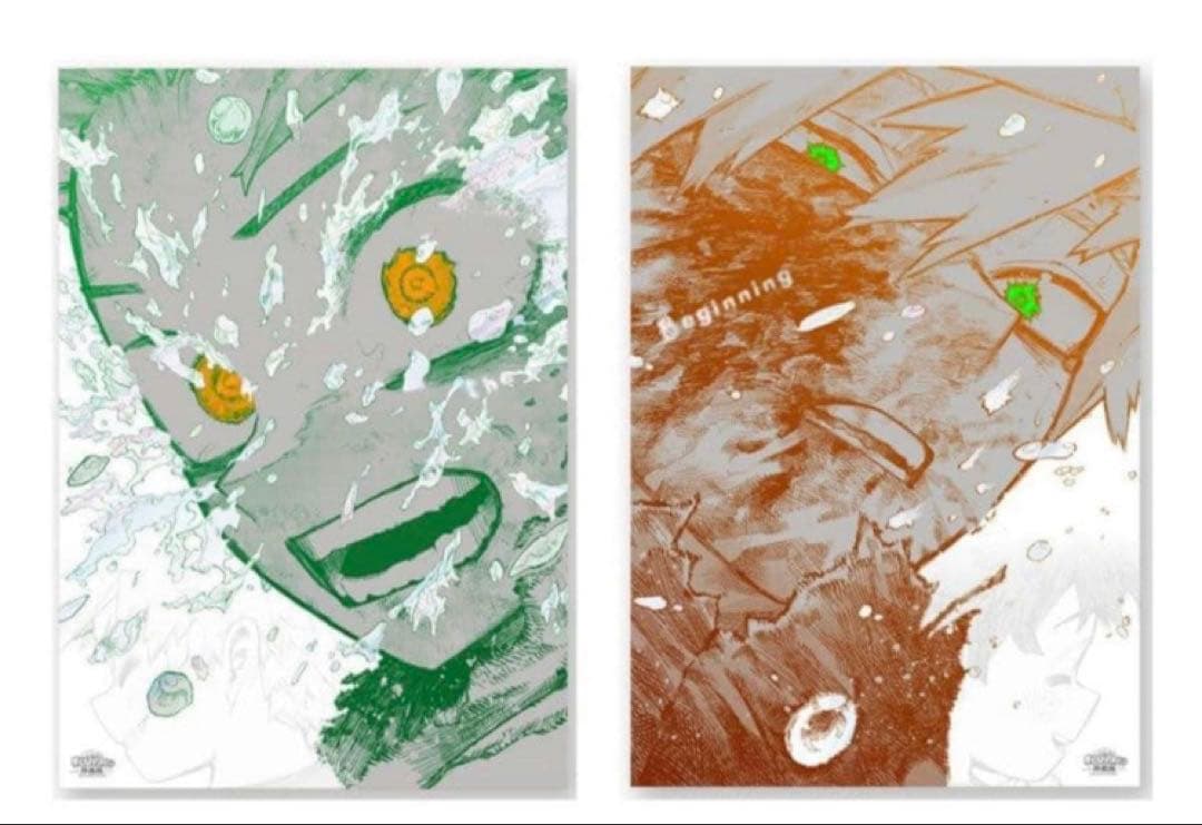 僕のヒーローアカデミア 原画展 A2アートポスター The beginning