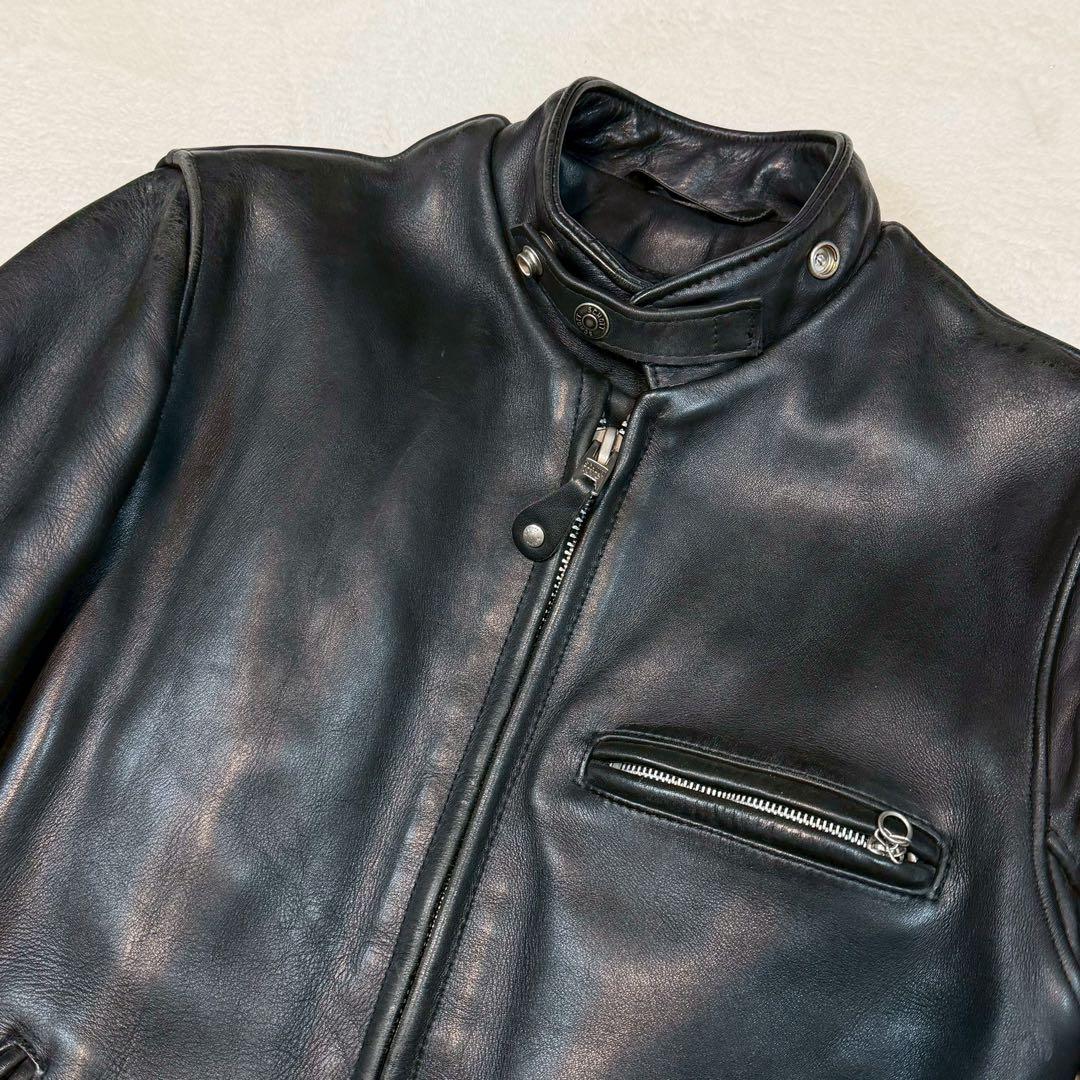 SCHOTT 641 ライダースジャケット 2way ライナー ブラック USA - メルカリ