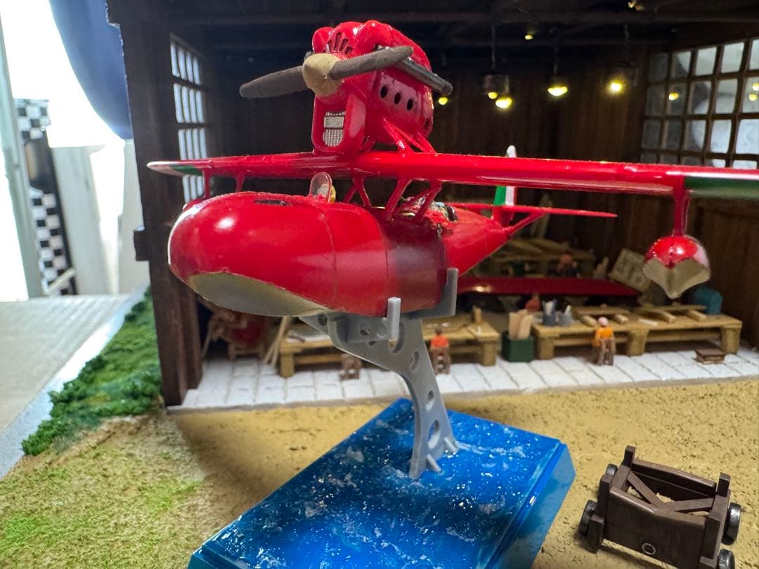 紅の豚　ジオラマ　『ピッコロ社』　ジオラマ　模型　プラモデル