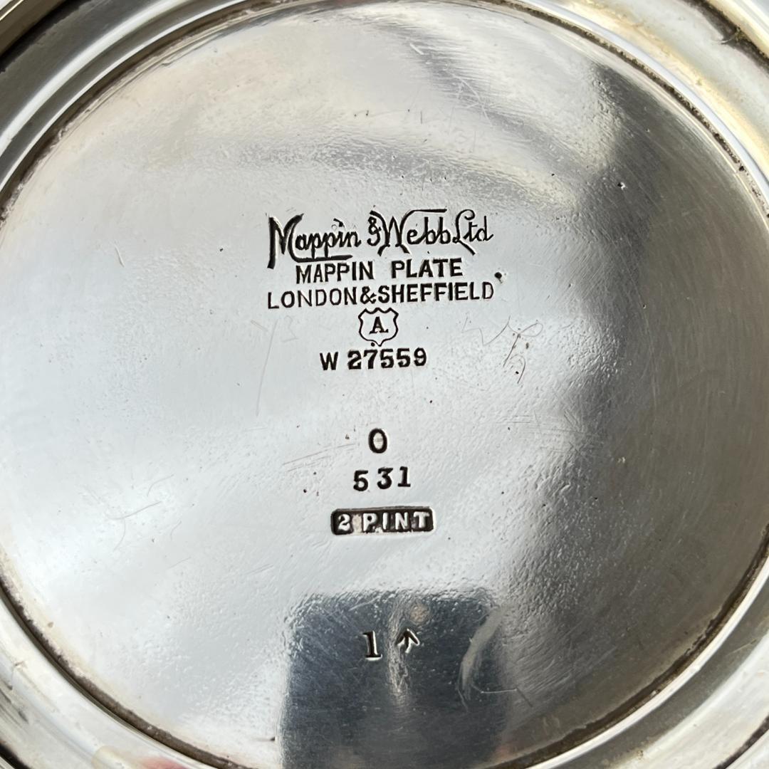 Mappin & Webb】 アールデコのティーポット マッピンアンドウェッブ