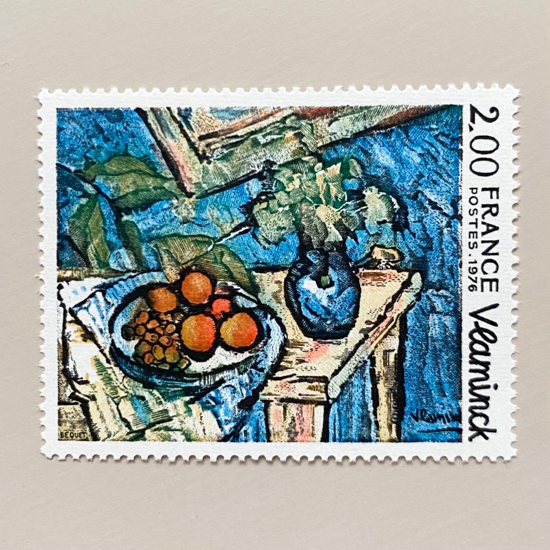 外国切手2枚（フランス：美術切手、静物画） - メルカリ