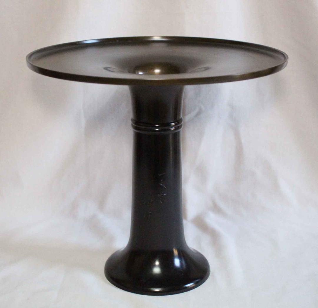 メ*1様 銅花器 池坊 一文字 唐銅 華道 銅器 花生 花瓶 薄端