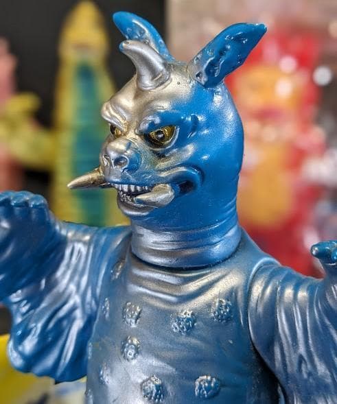 マグラ＆レッドキング＆チャンドラー＆ピグモン（ブルマァク復刻）ソフビ４体セット