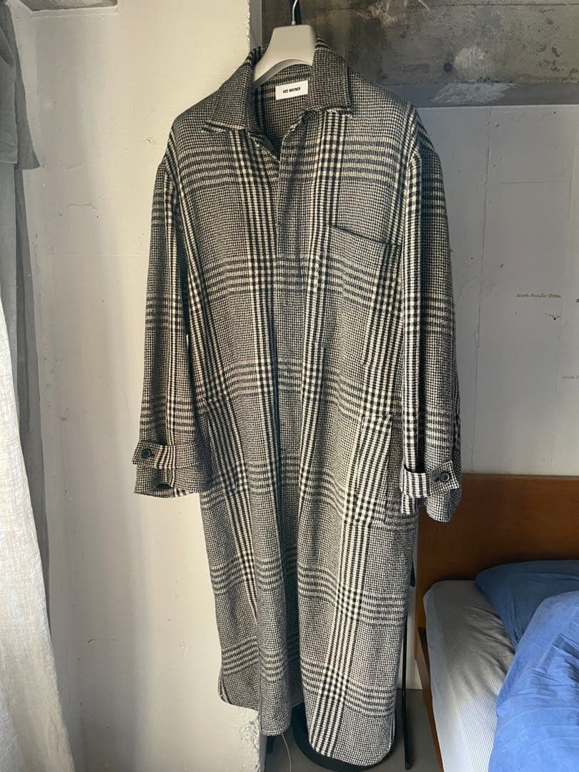 HED MAYNER チェック柄オーバーサイズコート - メルカリ