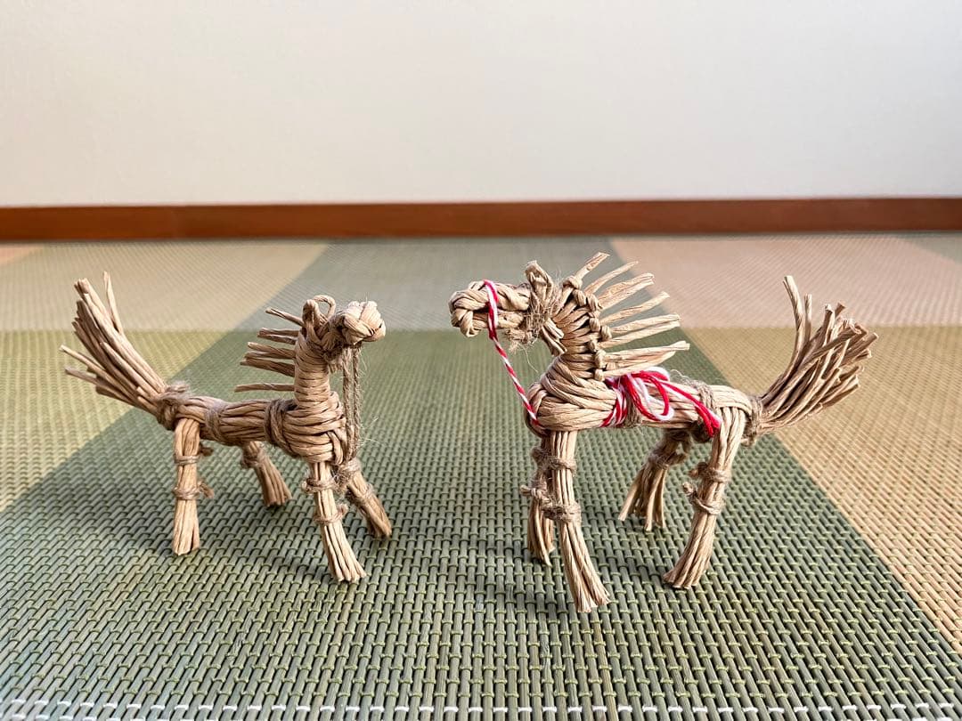 藁馬 正月飾り 笑馬 干支 インテリア - メルカリ