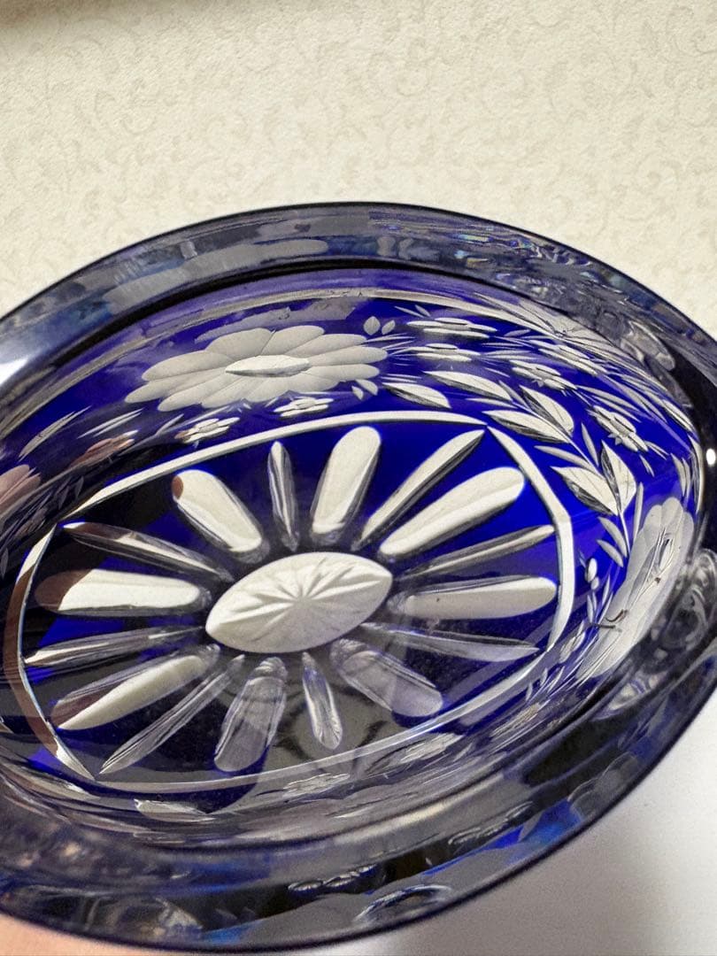 ELBE コバルトブルー 花瓶 - メルカリ