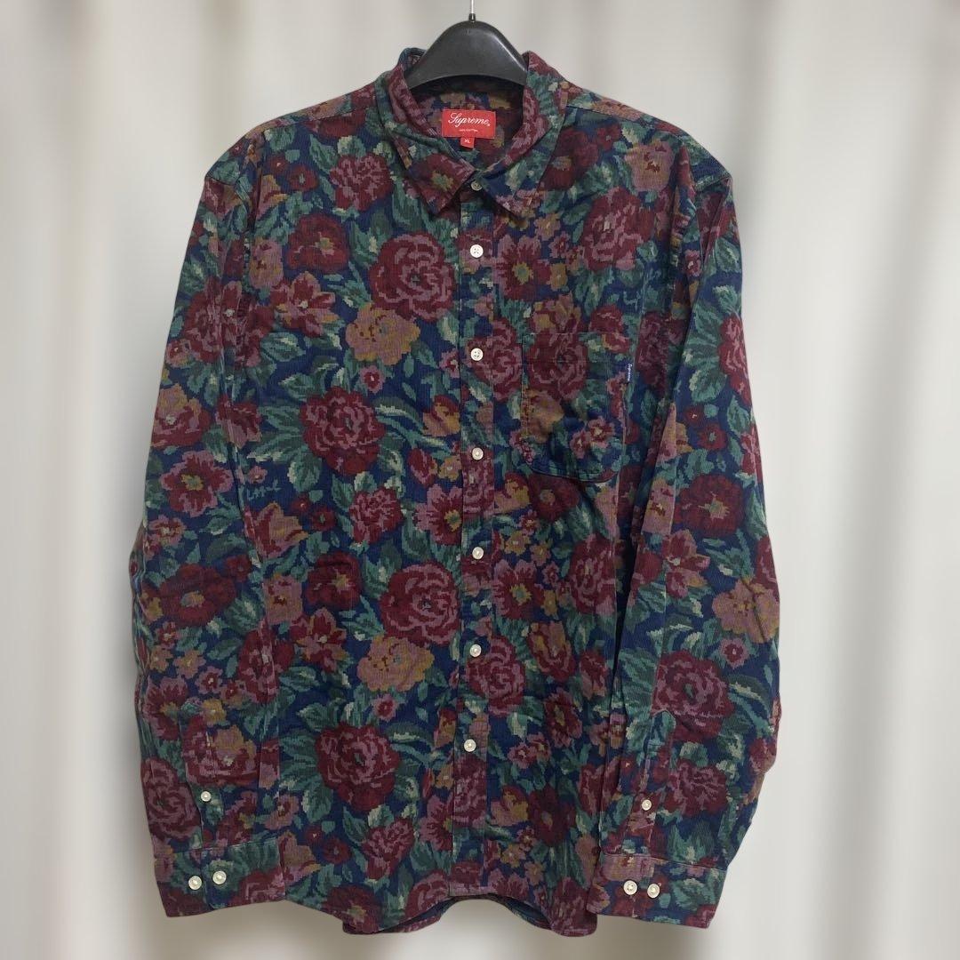 【名作】Supreme Digi Floral Corduroy Shirt 名作】Supreme Digi Floral Corduroy Shirt - メルカリ