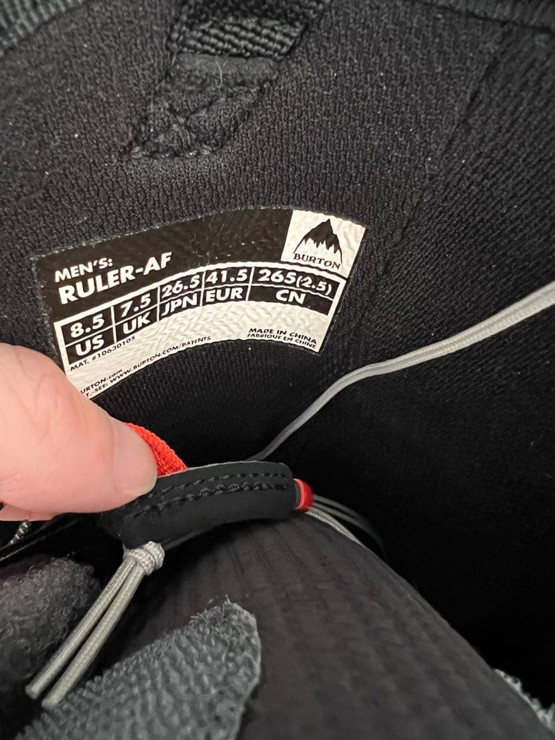 Burton RULER-AF メンズスノーボードブーツ 26.5cm