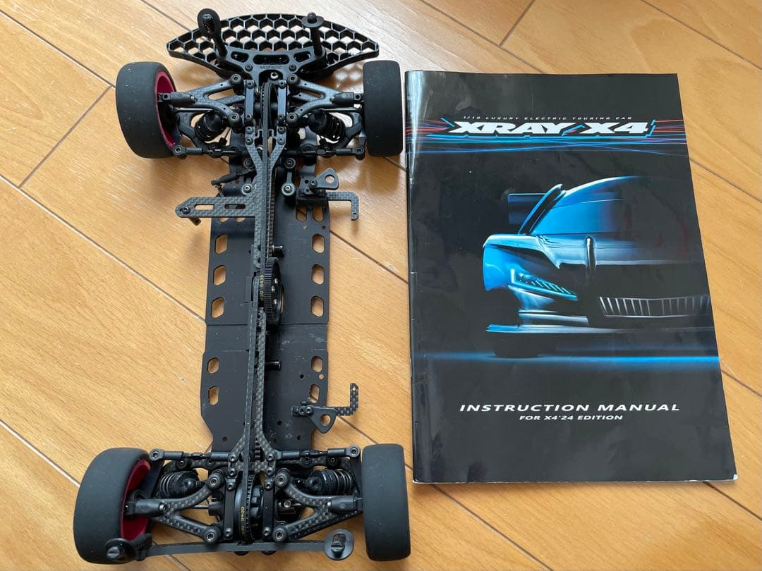 XRAY X4 2024 アルミシャーシ タミヤ RX7未使用ボディつき