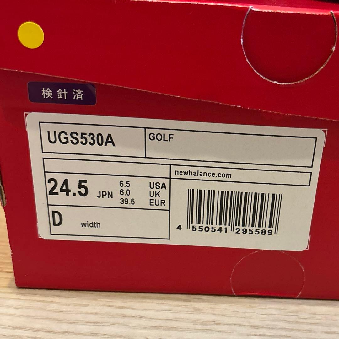 ニューバランス ゴルフ 530 レディース スパイクレスシューズ 24.5cm