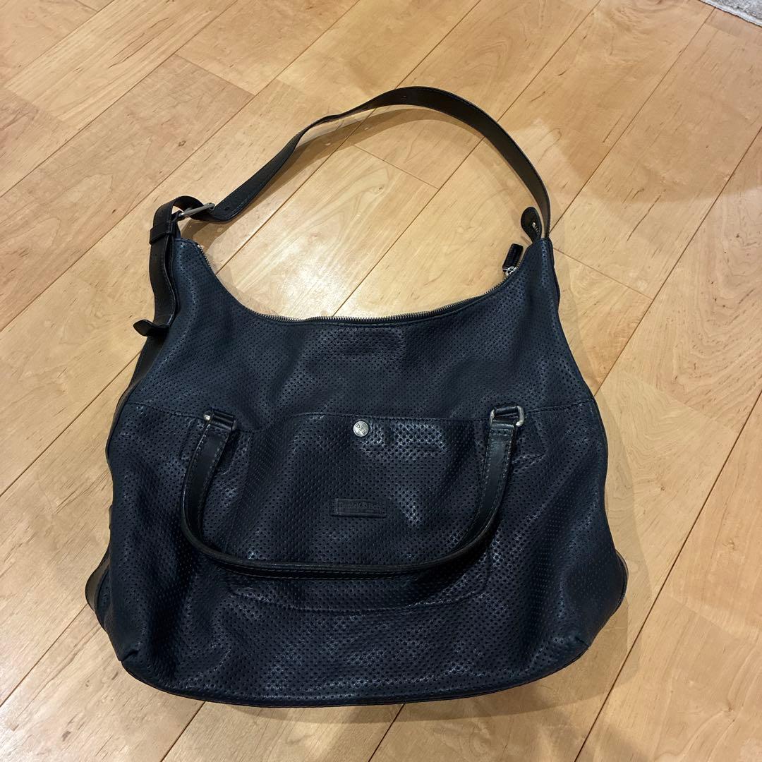 エディフィス別注　Daniel & Bob 黒 パンチング加工　トートバッグ Daniel & Bob（ダニエル アンド ボブ） トートバッグ 「別注