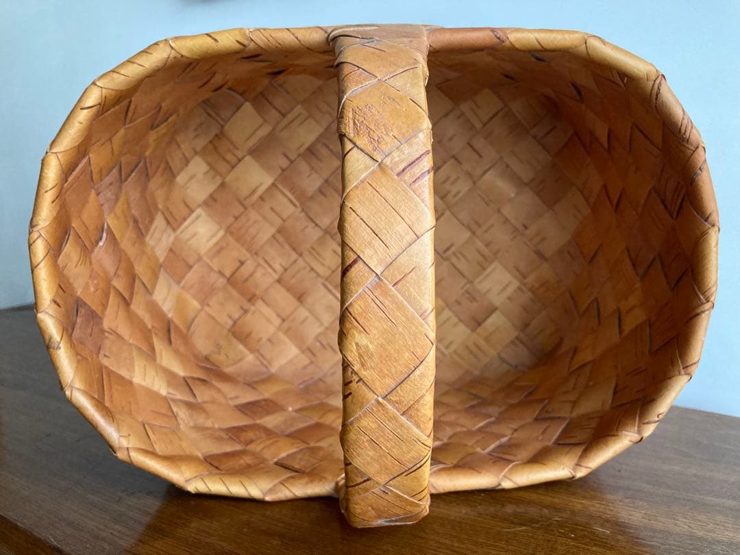 る*い様 Galina ガリーナ さんの白樺かご（特大サイズ）②