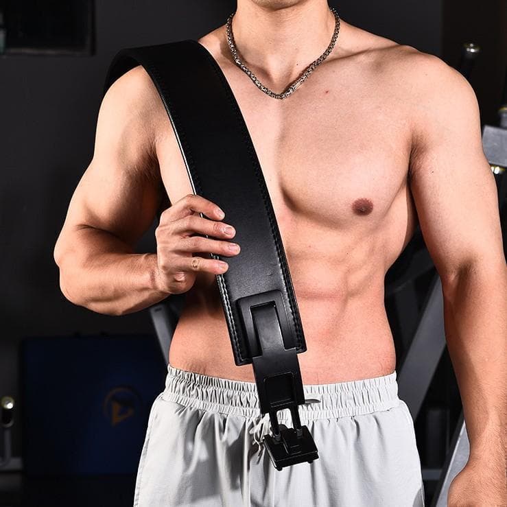 LogoLess】パワーベルト Mサイズ 厚さ10mm レバーアクション