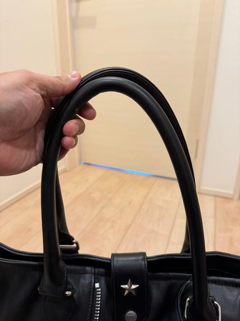 む　《新品未使用》　Schott ライダース　トートバッグ　ブラック