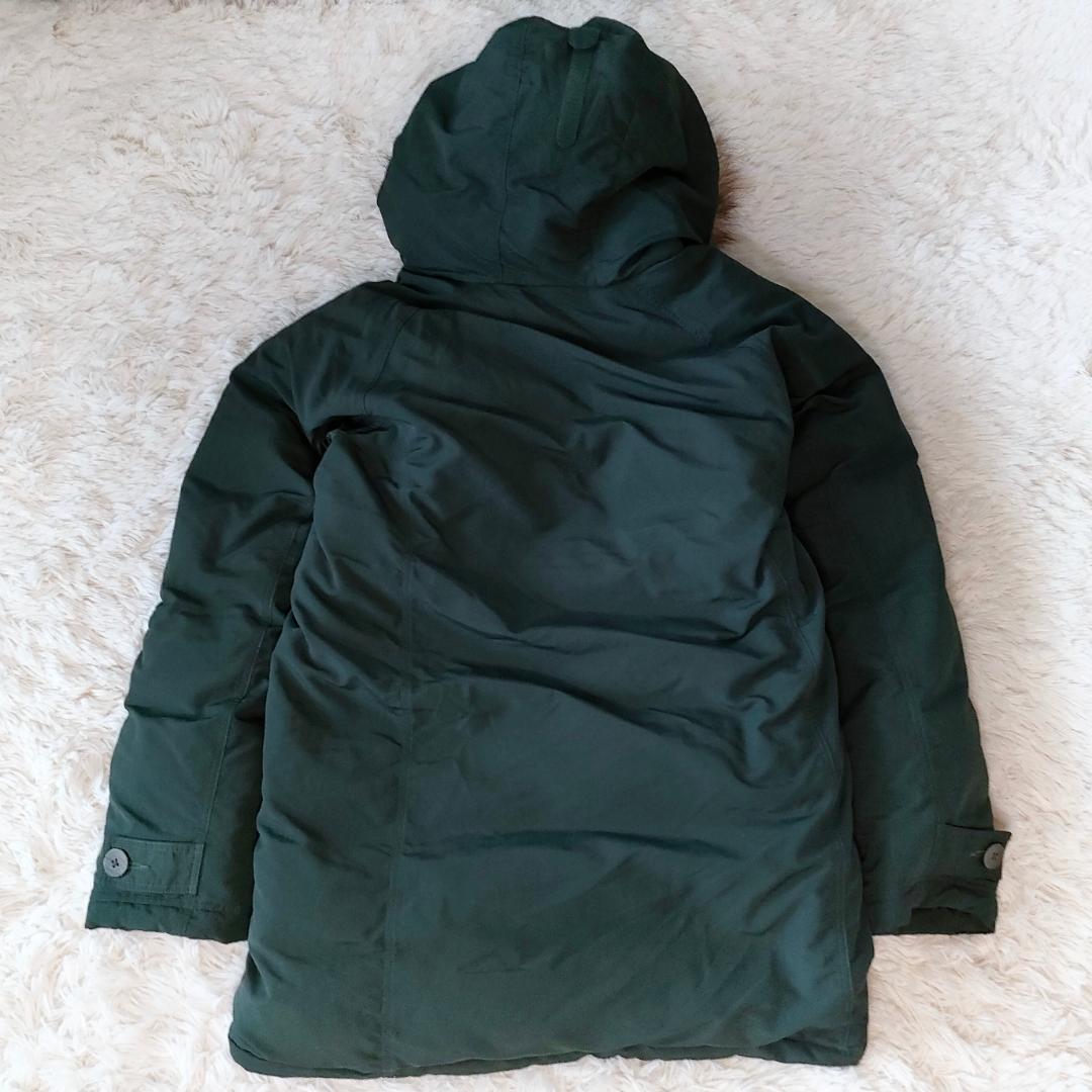 モンベル ハスキーコート ダウンコート ダークグリーン ダウン