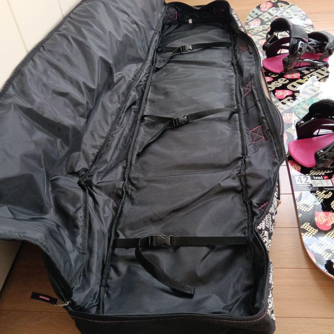 SP ビンディング HEAD スノーボード142㌢ Coral Reef ケース - メルカリ