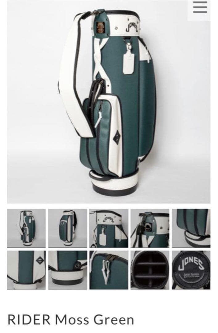 JONES キャディバッグ JONES Sports（ジョーンズ スポーツ） ゴルフ 「JONESコラボ」「軽量