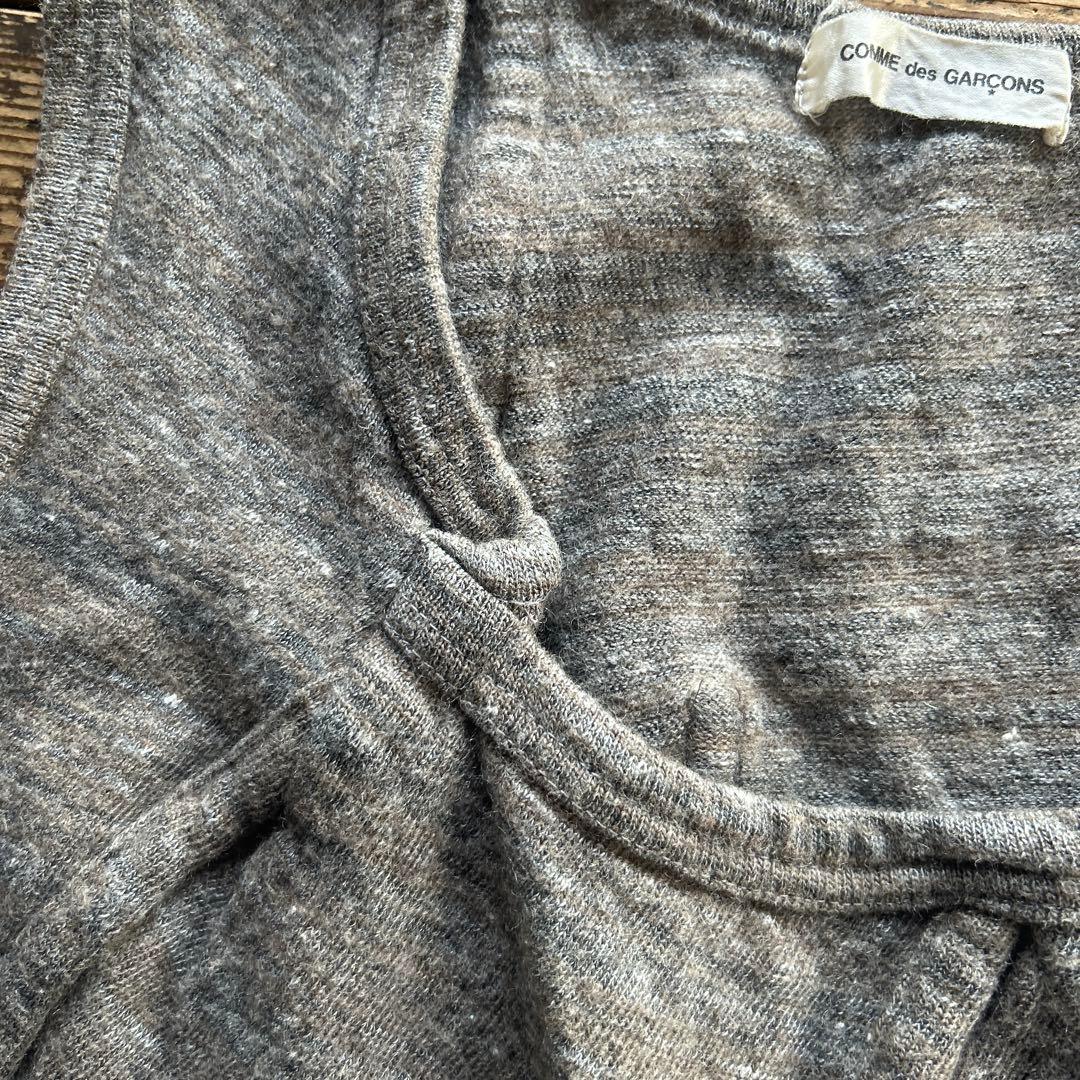 コムデギャルソン アシメントリーノースリーブニット AD199 タンク