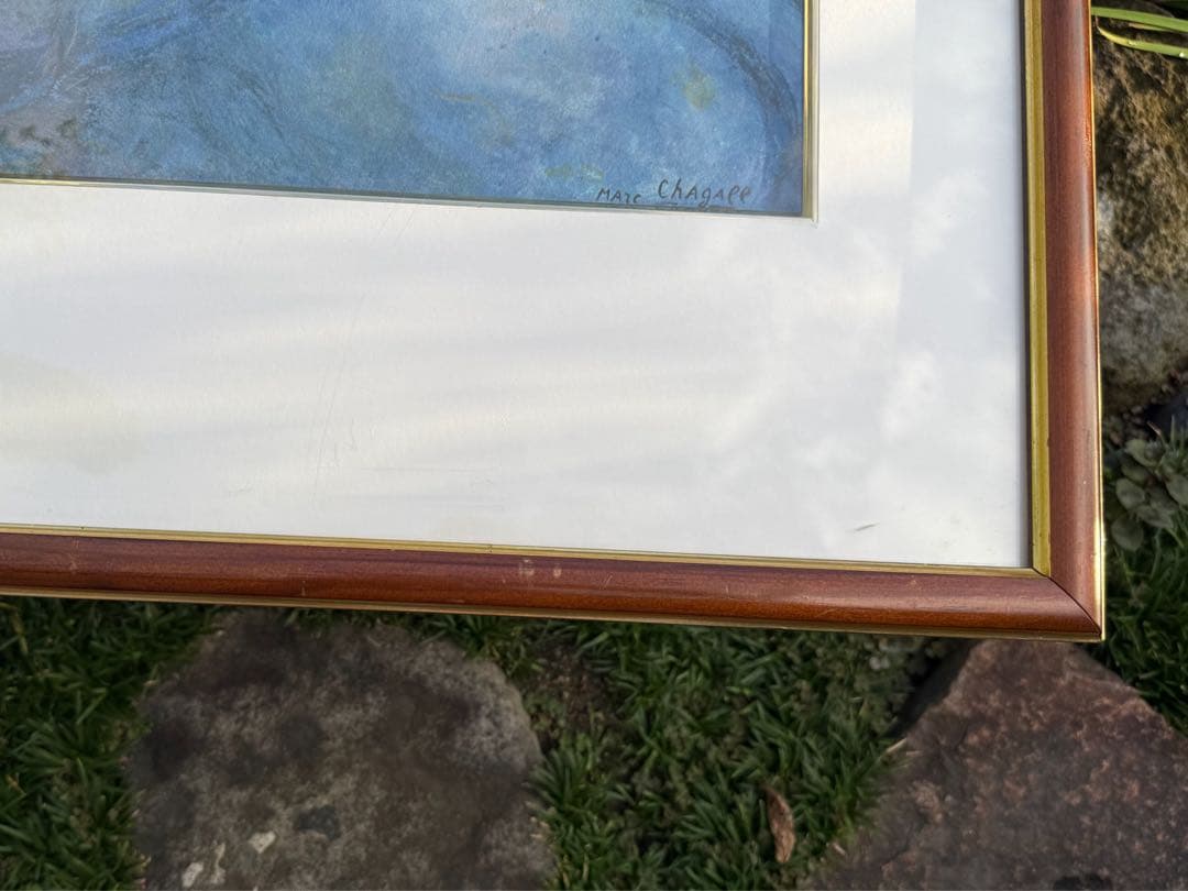 マルクシャガール 恋人たちの夢 リトグラフ 62cm x 80cm - メルカリ