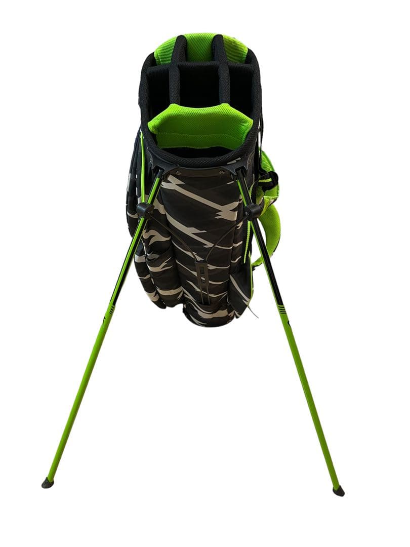 ナイキ ゴルフ キャディバッグ 迷彩 ブラックグリーン 8分割 軽量