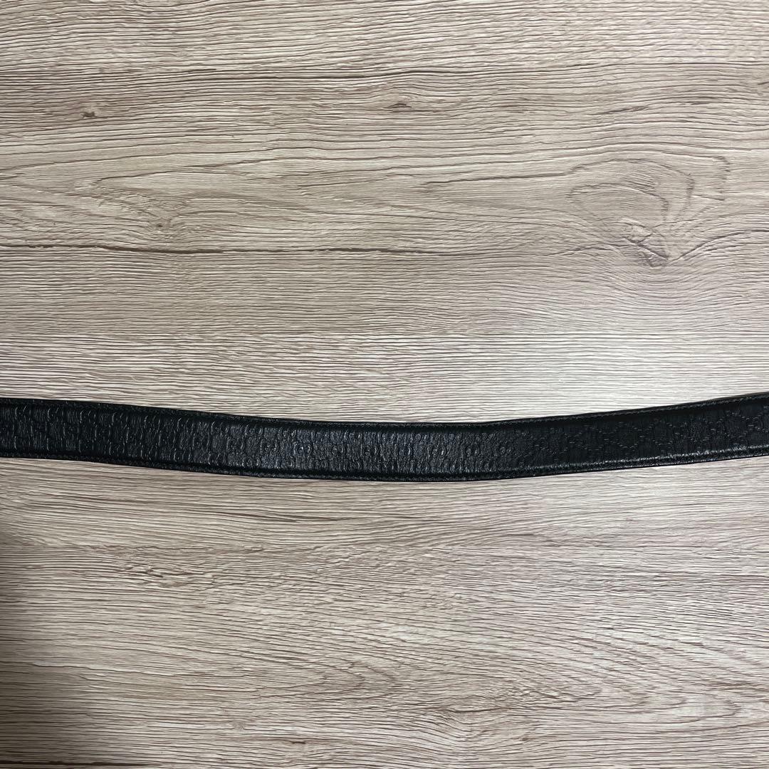 多田浩之 様専用GUCCI グッチ Gマーク型押し ベルト レザーブラック