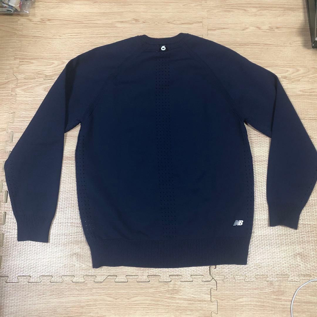 限定値下未使用タグ付NewBalance ドライ&ソフトネイビー クルー