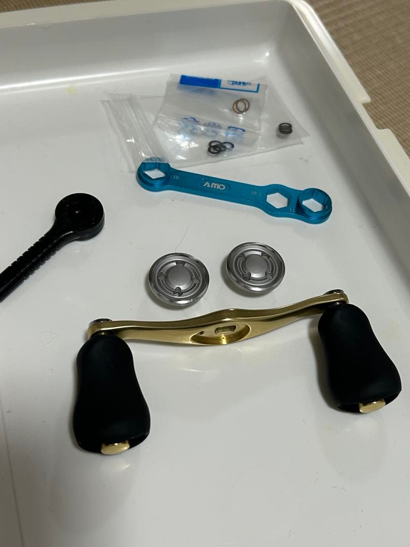 シマノ23 カルカッタコンクエストMD300/400XG 純正ハンドル - メルカリ