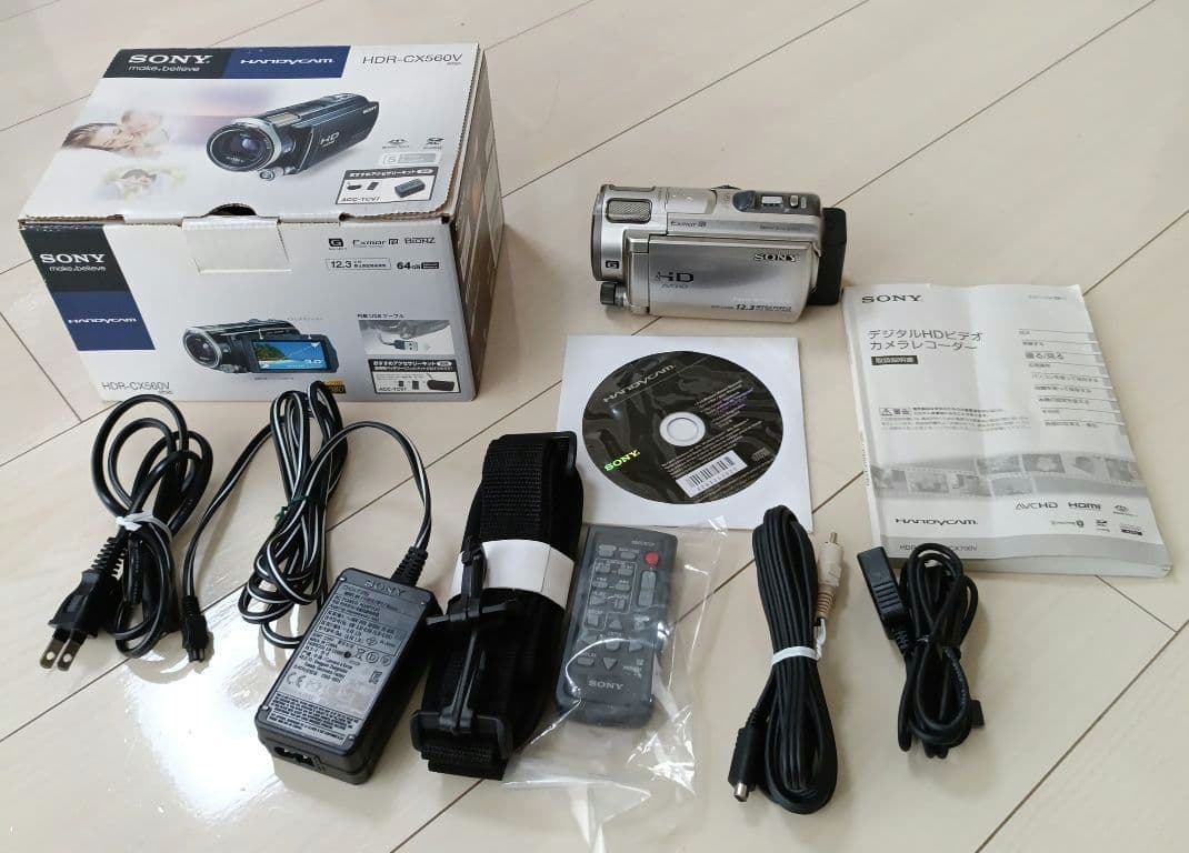 Sony「HDR-CX560V」フルハイビジョン HDR-CX560V 商品の写真 | デジタルビデオカメラ Handycam ハンディカム