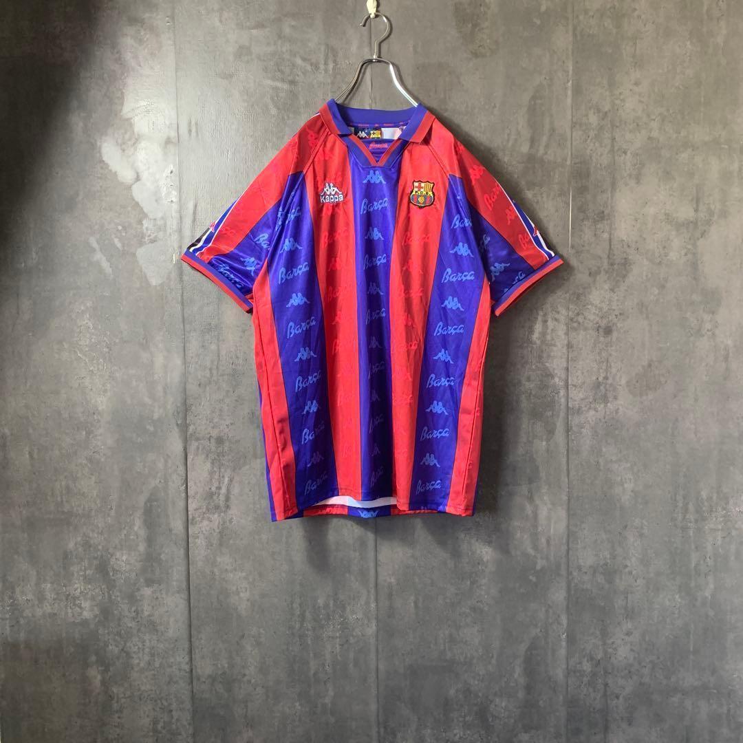 ☆ロナウド】 カッパ バルセロナ 96/97 レトロユニフォーム 9番 2XL