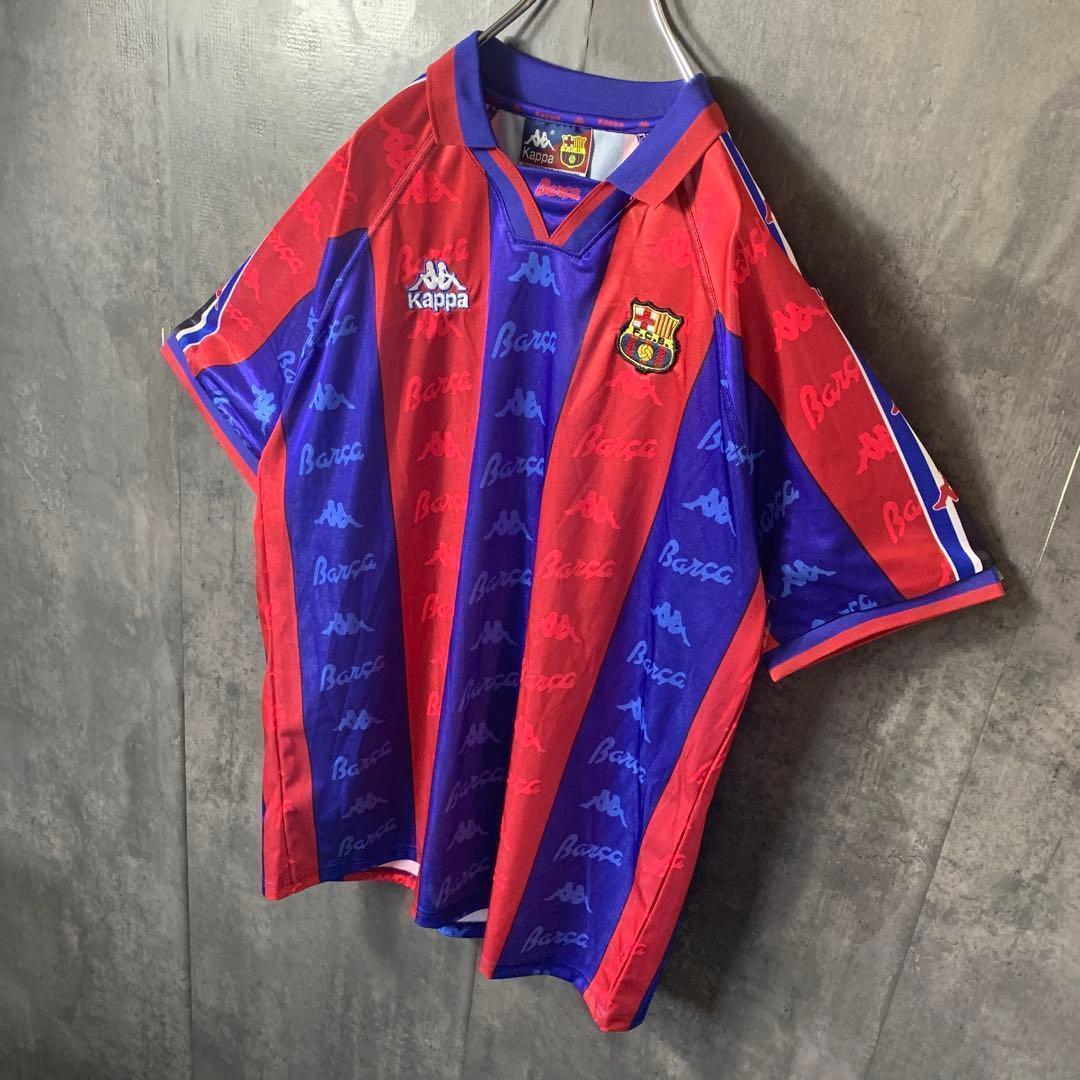 ☆ロナウド】 カッパ バルセロナ 96/97 レトロユニフォーム 9番 2XL