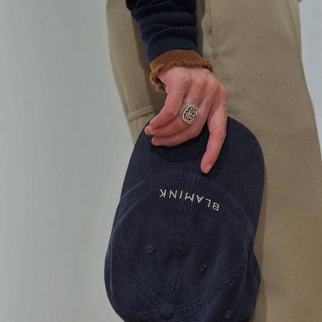 ブラミンク BLAMINK ネイビー キャップ 今季 - メルカリ