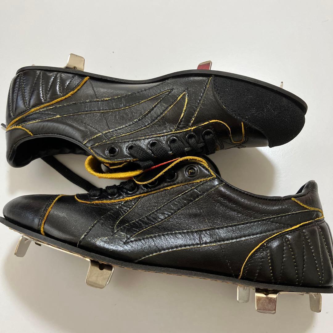 未使用 ワールドペガサス ヴィンテージ 本革 野球スパイク 26.0cm P革付