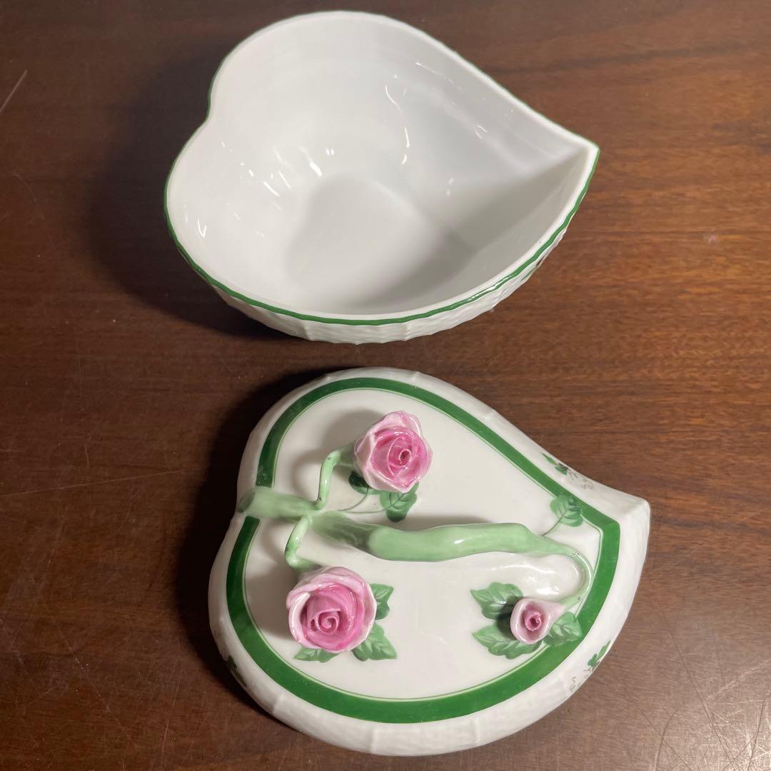 ヘレンド ウィーンの薔薇 ボンボニエール HEREND 小物入れ - メルカリ