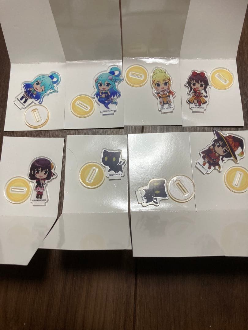 この素晴らしい世界に祝福を　このすば　アクリルスタンド等グッズセット