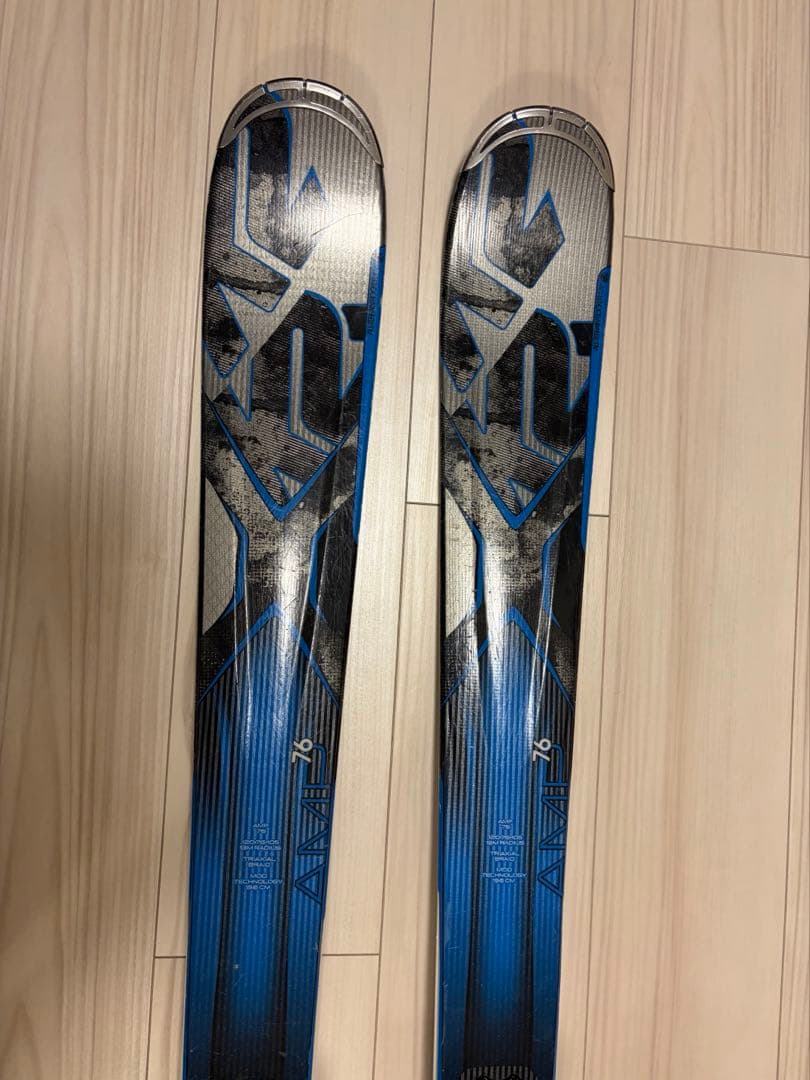 K2 ケーツー AMP76 スキー板156cm - メルカリ