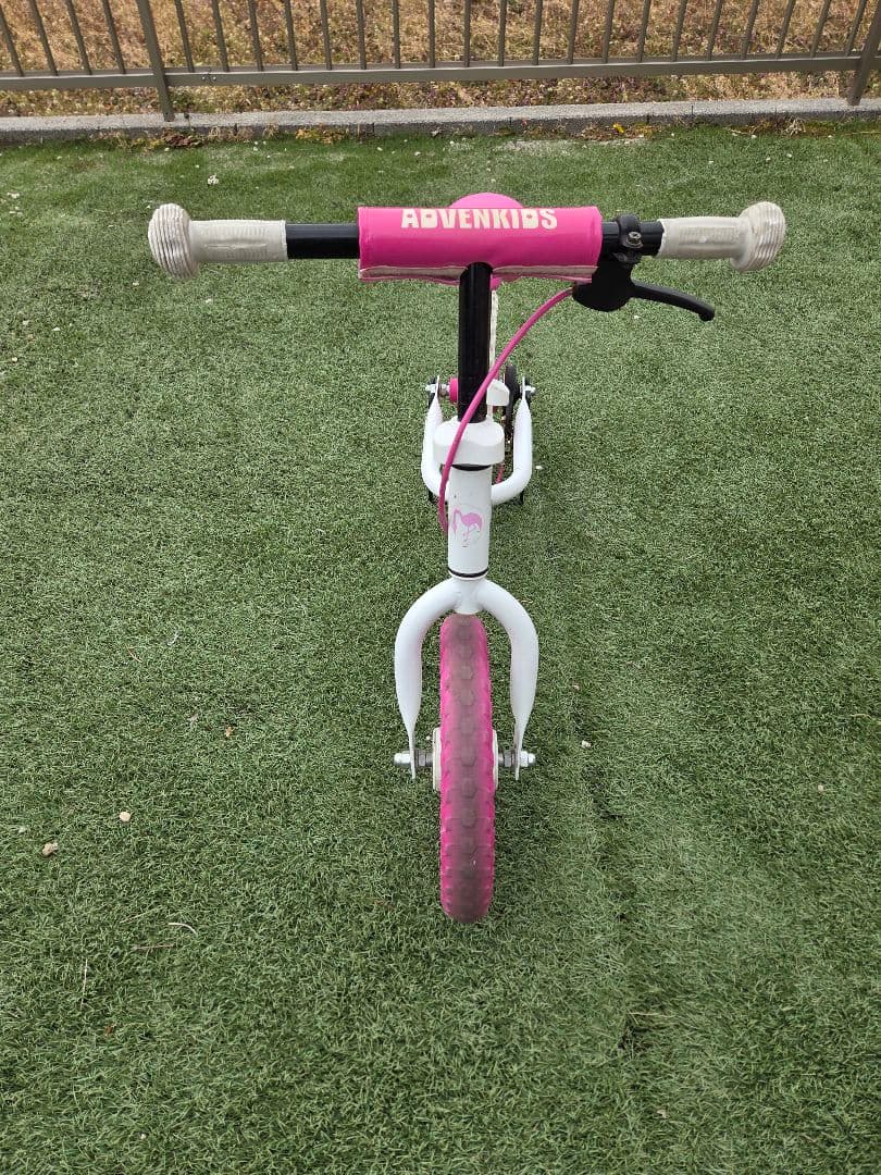 ADVENKIDS バランスバイク ホワイト・ピンク - メルカリ