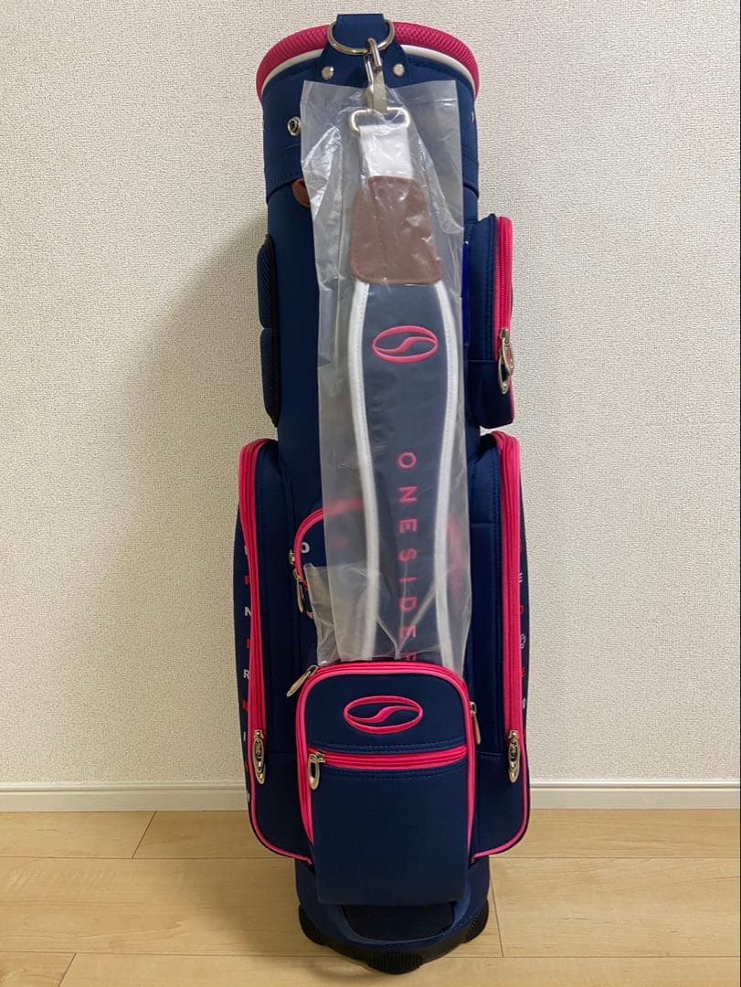 ゴルフバッグ ネイビー ピンクの通販はau PAY マーケット - 輸入雑貨の