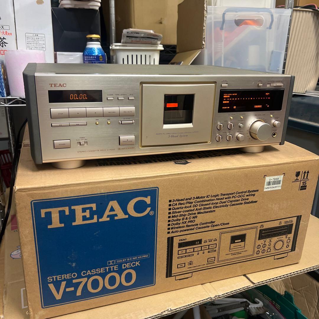TEAC V-7000 カセットデッキ TEAC V-7000 自然故障+人為的故障 – Audiolife － Enjoy your audio life!!